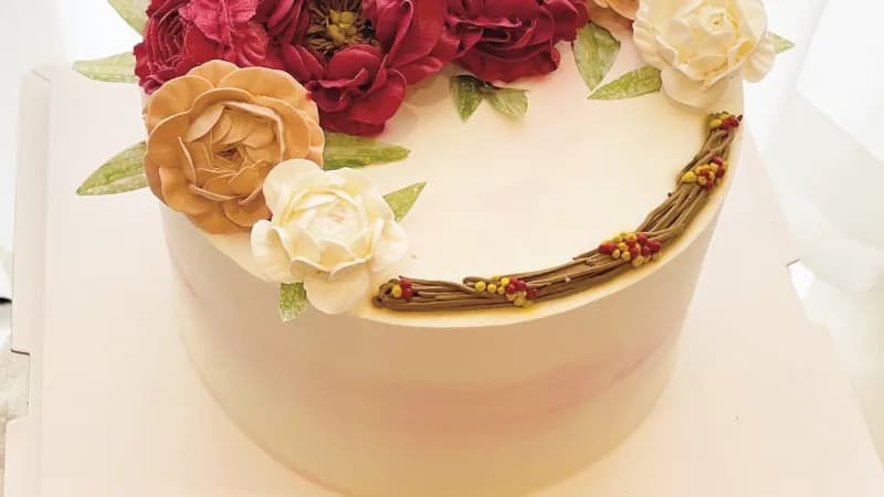 Bánh hoa Hàn Quốc (Korean Flower Cake) - Đỉnh cao nghệ thuật tạo hình