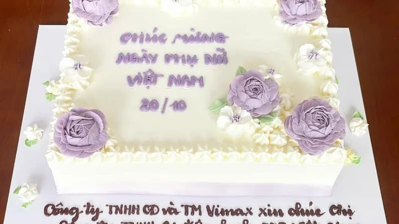Cập nhật bảng giá bánh sinh nhật 2026 mới nhất tại Hà Nội